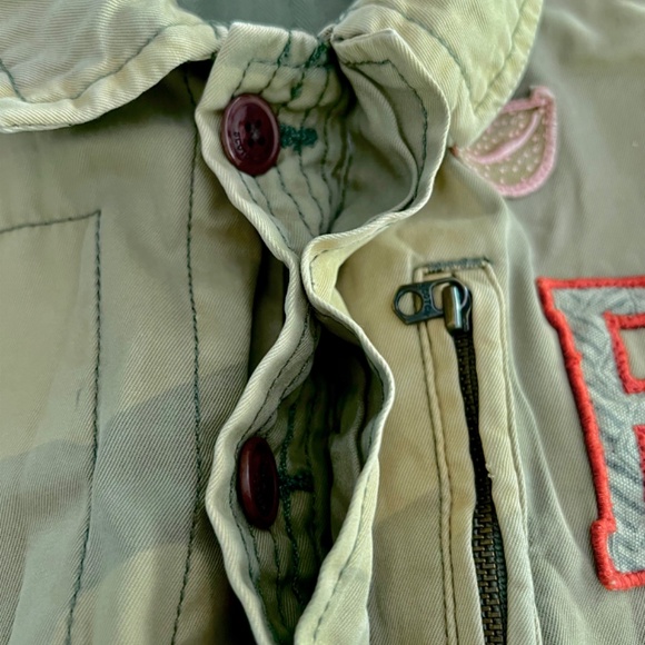 Scotch R'belle Lux Brand Girls Camo Jacket with Patches & ALL the details- RARE! - Picture 7 of 15